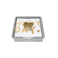 Gold Heart Napkin Weight