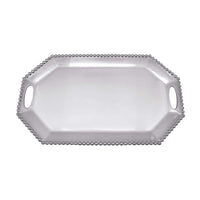 Pearled Large Rectangular Octagonal Tray