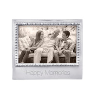 Happy Memories Beaded 4x6 Frame