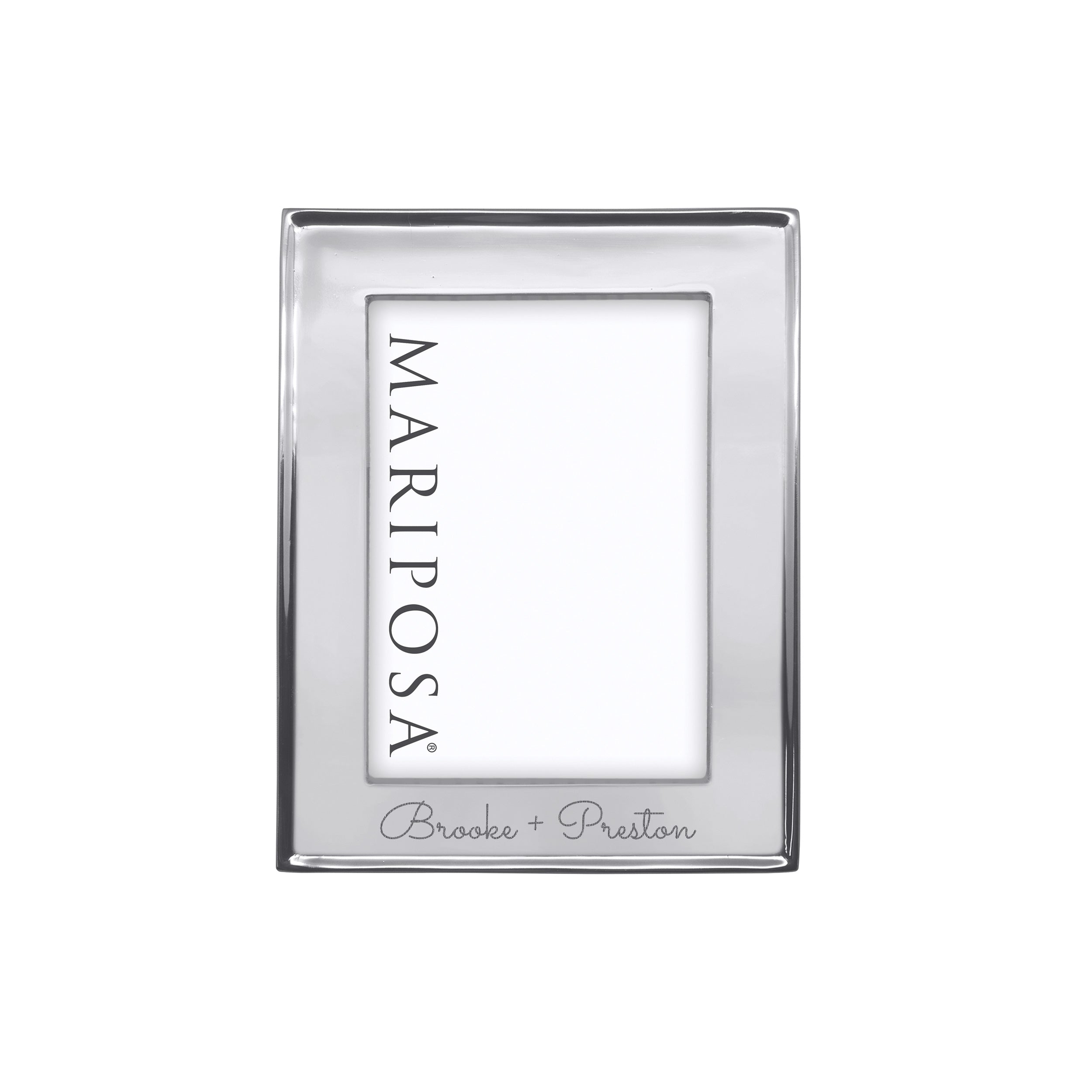 Signature 5x7 Wide Frame Engraved Sample Mariposa Wholesale