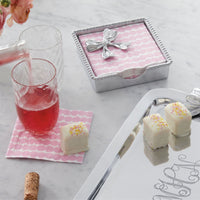 Bow (5204) Beaded Napkin Box Set