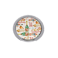 Orange and Aperol Spritz Beaded Coaster Set