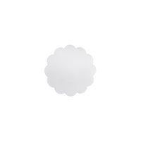 White Scallop Acrylic Napkin Weight