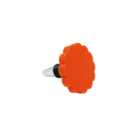 Orange Scallop Bottle Stopper