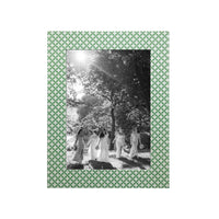 Double Sided Geometric Green and Rosa Pink 5x7 Frame