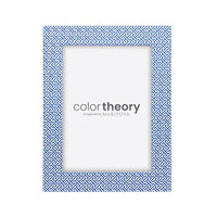Double Sided Fretwork and Denim Blue 5x7 Frame