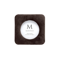 Lola Chocolate Velvet Round 4x4 Frame