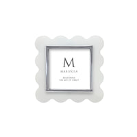 Mod White Acrylic Scallop 4x4 Frame