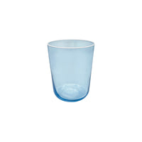 Fine Line Light Blue with White Rim DOF Glass Set of 4