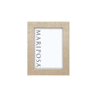 Coconut Grove Faux Grasscloth 5x7 Frame