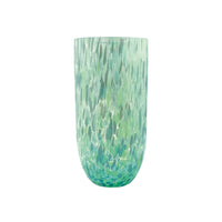 Sip Sip Pacific Blue Confetti Drinking Glass