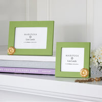 Flower Meadow Green 4x4 Frame
