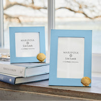 Scallop Periwinkle Blue 4x4 Frame