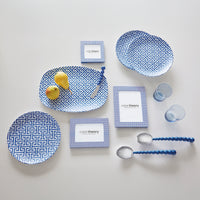Double Sided Fretwork and Denim Blue 4x4 Frame