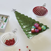 Red Ornament Candy Dish