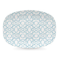 Aqua Trellis Platter