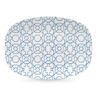 Blue Trellis Platter