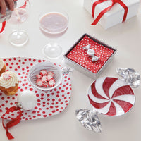Peppermint (1604) Beaded Napkin Box