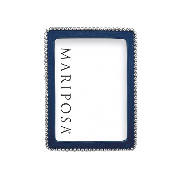 Beaded Blue 5x7 Frame