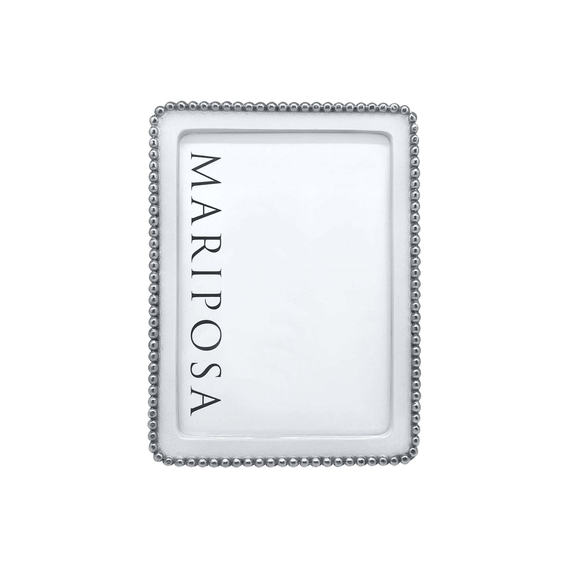 Beaded White 5x7 Frame