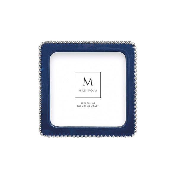 Beaded Blue 5x5 Frame