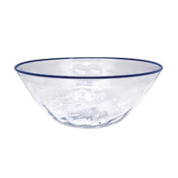 Urchin Texture Large Bowl, Cobalt Rim | Mariposa Bowls