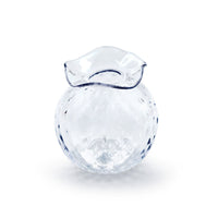Mariposa Handblown Clear Pineapple Bud Vase