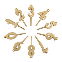 Gold Number Candle Holder - Number 1