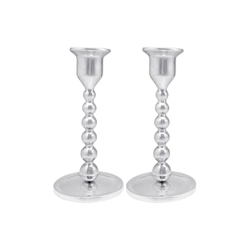 Pearled Small Candlestick Set