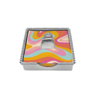 Handbag Beaded Napkin Box Set