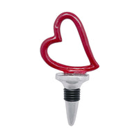 Red Heart Bottle Stopper