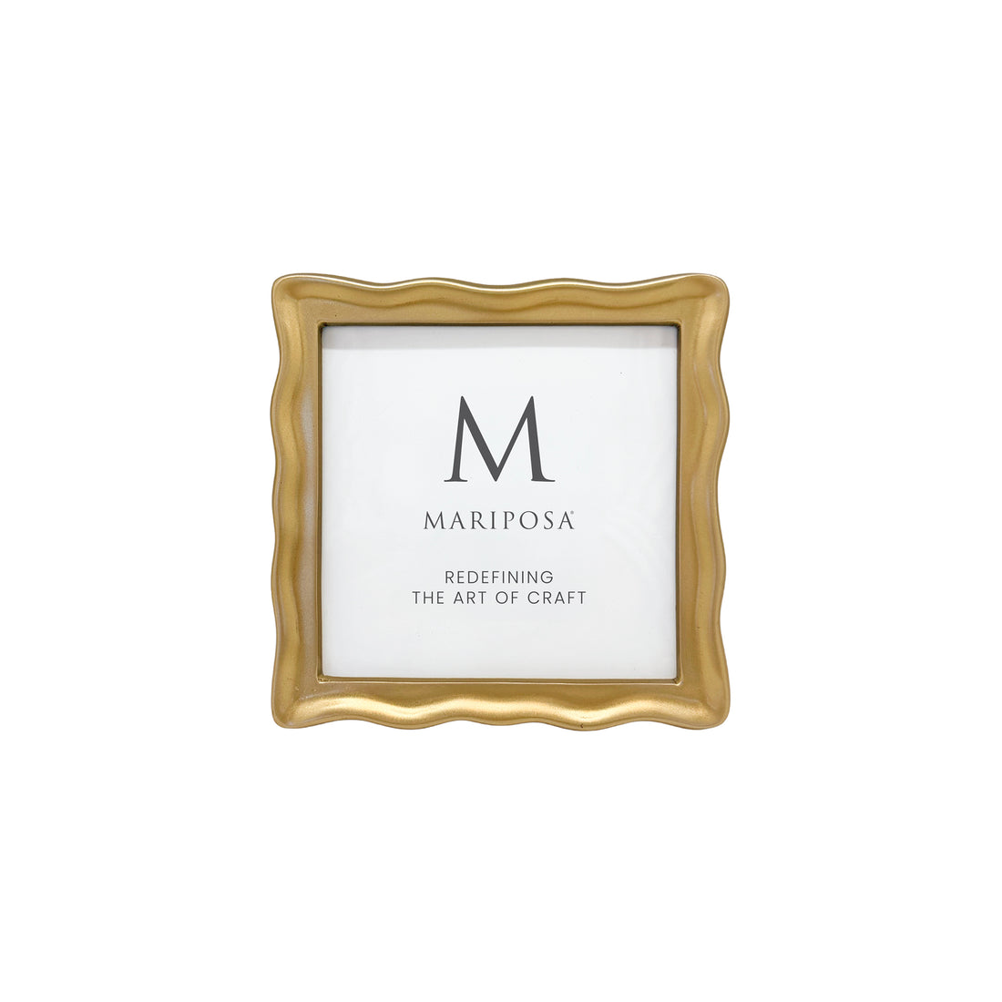 Wavy Gold 4x4 Frame
