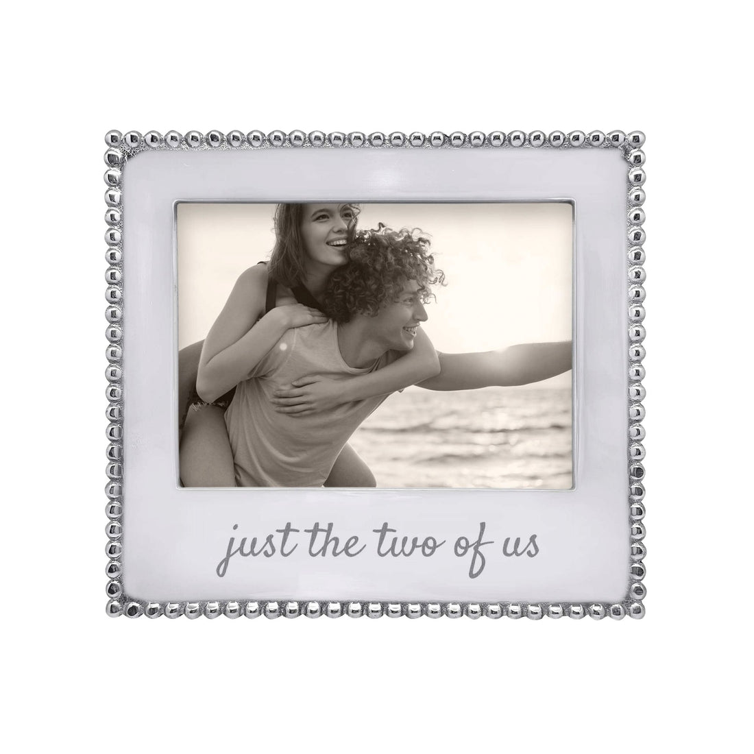 JUST THE TWO OF US Beaded 5x7 Frame