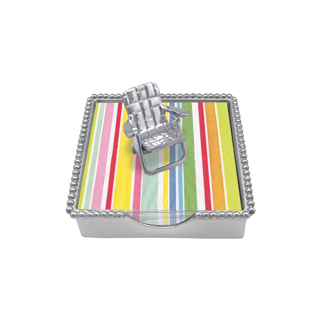 Beach Chair Beaded Napkin Box
