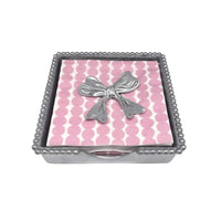 Bow (5204) Beaded Napkin Box Set