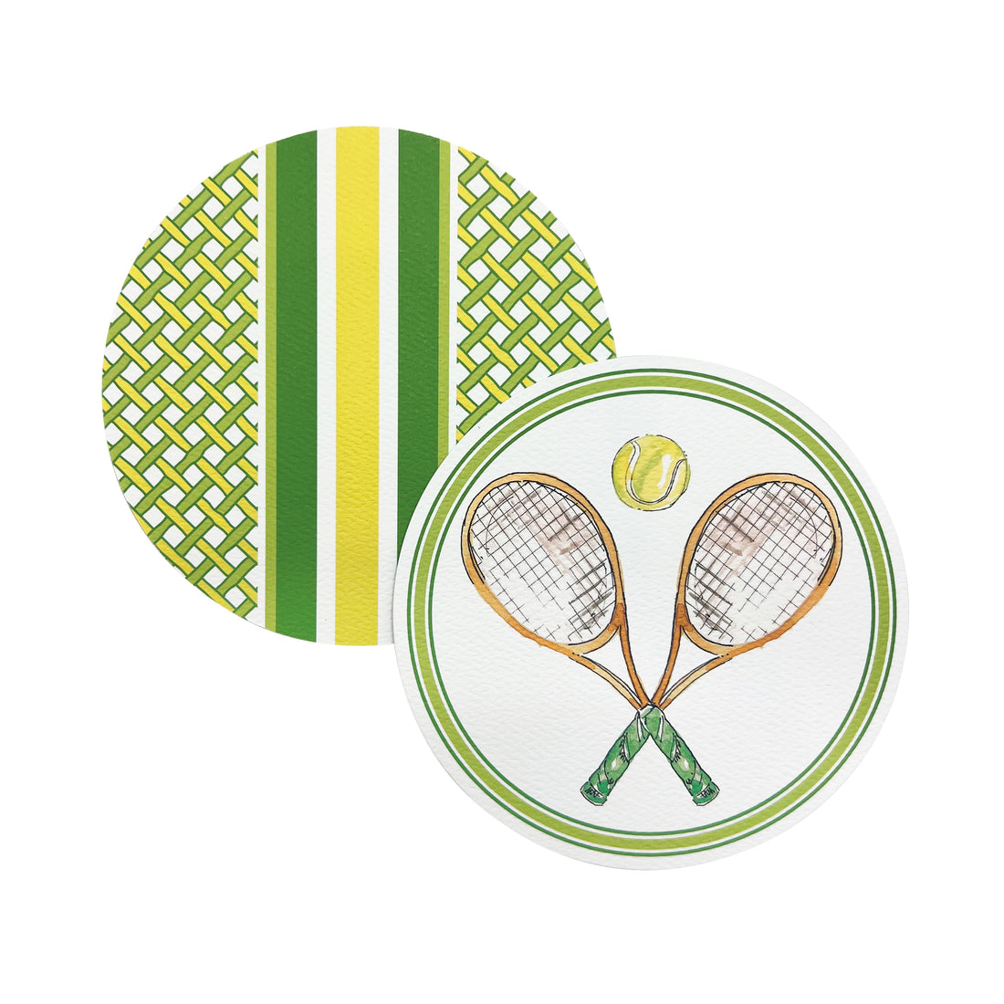 Tennis Racquet Coaster Refill, 40 Count
