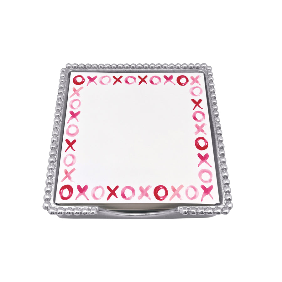 Hearts Beaded Note Pad Set