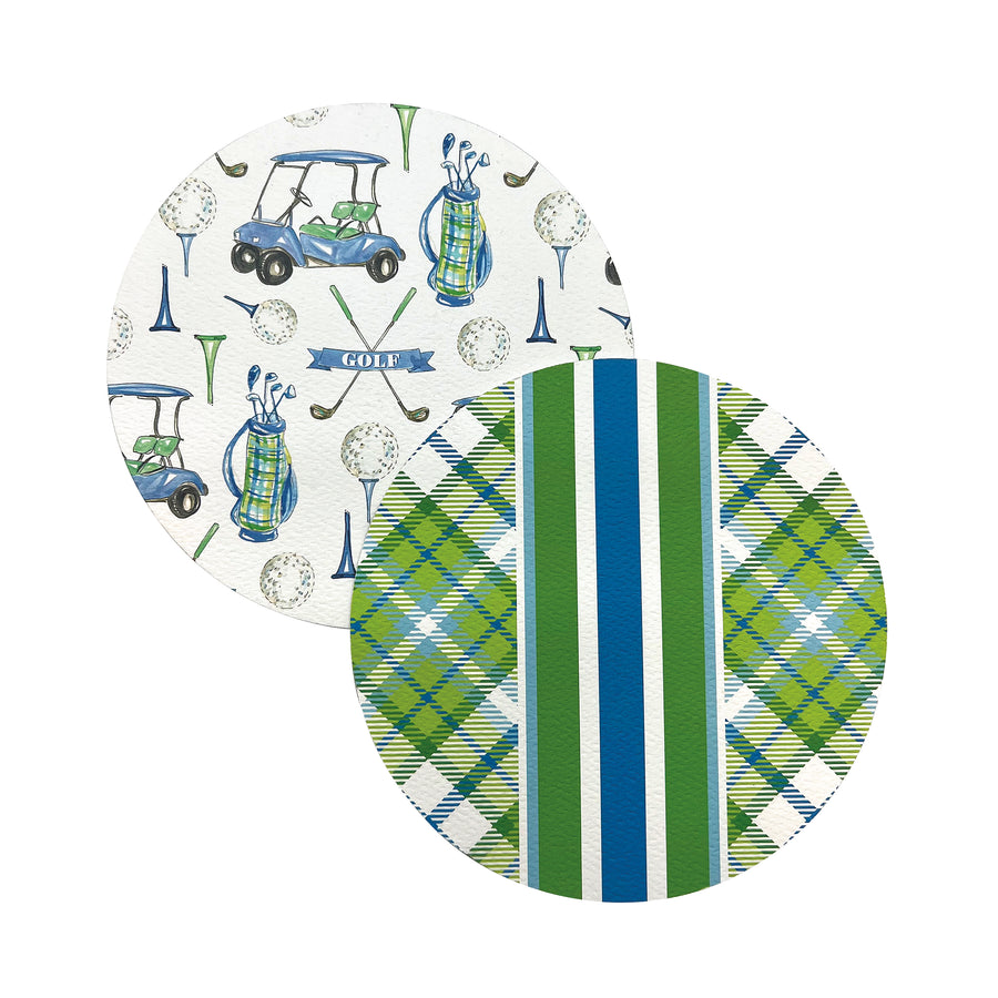 Men's Golf Signature Coaster Set