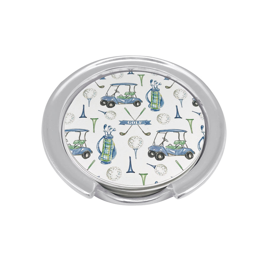 Men's Golf Signature Coaster Set