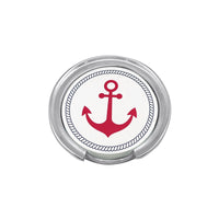 Red Anchor and Nautical Knots Signature Coaster Set