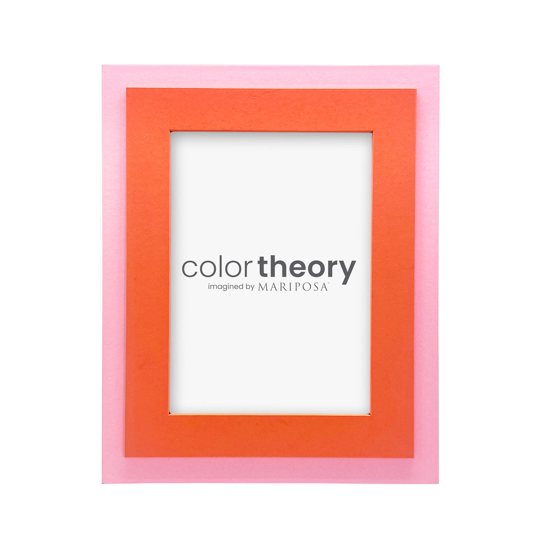 Tiered Tangerine and Pink 5x7 Frame