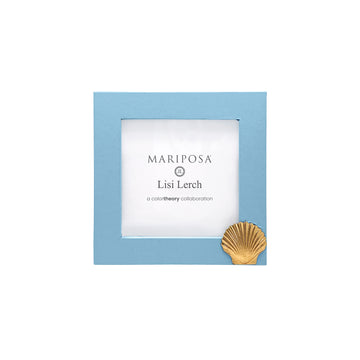 Scallop Periwinkle Blue 4x4 Frame