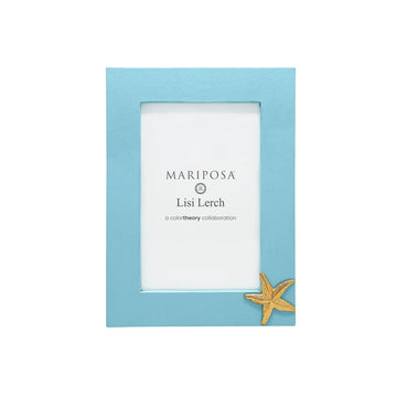 Starfish Sky Blue 4x6 Frame