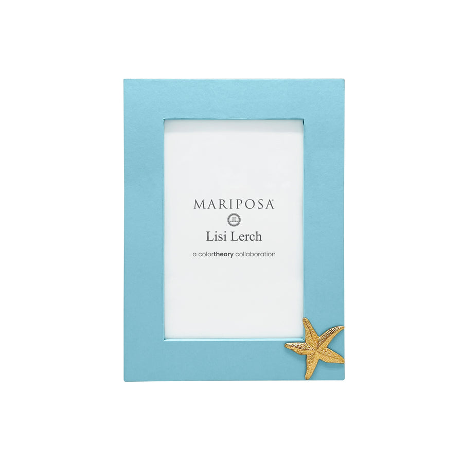 Starfish Sky Blue 4x6 Frame