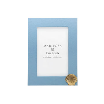 Scallop Periwinkle 4x6 Frame