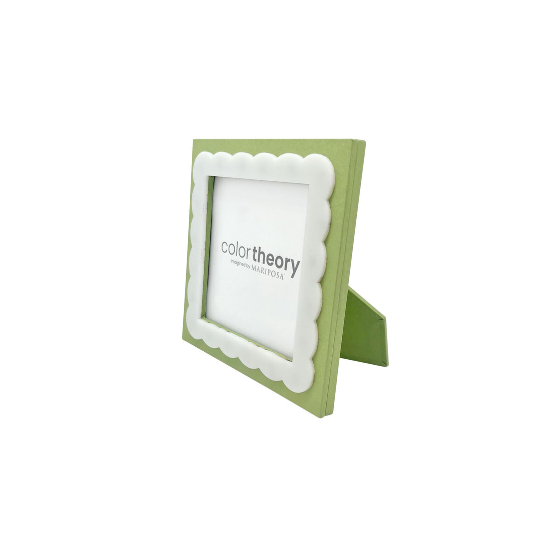 Meadow Green Scallop 4x4 Frame