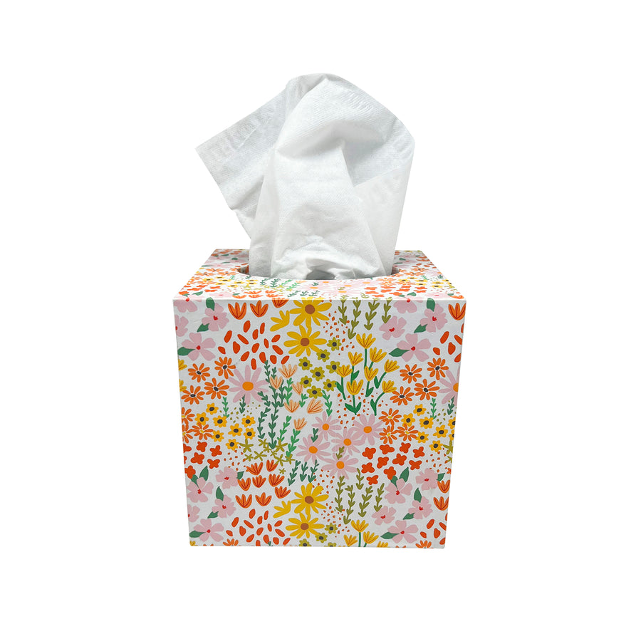 Botanical Tissue Box Cover