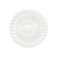 Alabaster White Scalloped Dessert Plate Set of 4