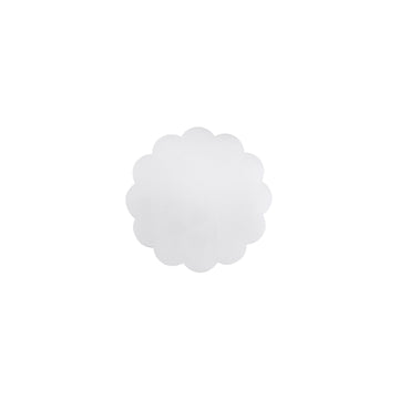 White Scallop Acrylic Napkin Weight