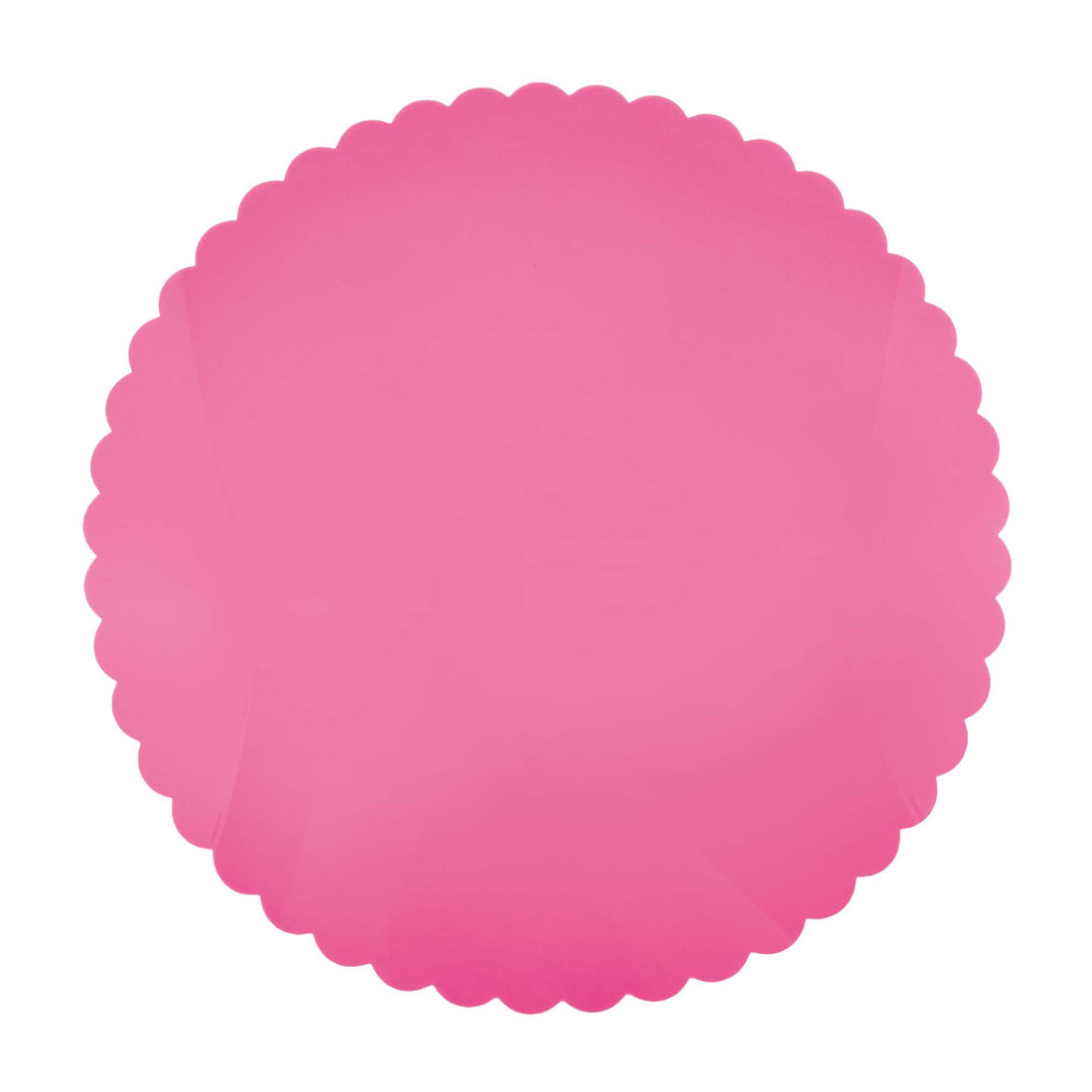 Pink Scalloped Acrylic 15" Placemat Set of 2